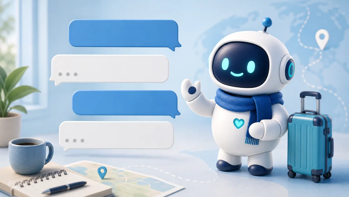 MyTravelBuddy beside natural travel conversation cards